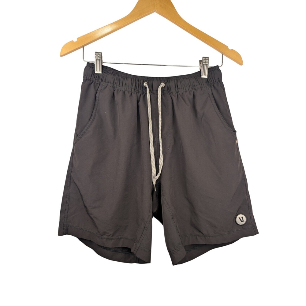 Vuori Banks Shorts Charcoal Grey Mens Size M Athletic Swim Style V302